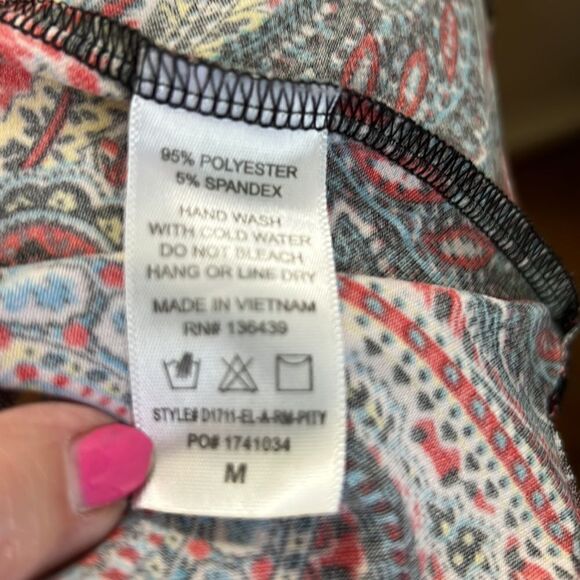 SJS Adorable Paisley Flirty Dress Medium - Picture 6 of 6